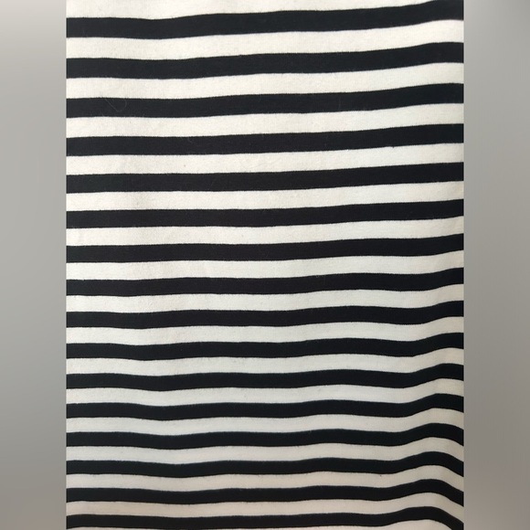 Kate Spade Black White Stripe Bow Keyhole Back Tank Top Size M - Picture 6 of 10